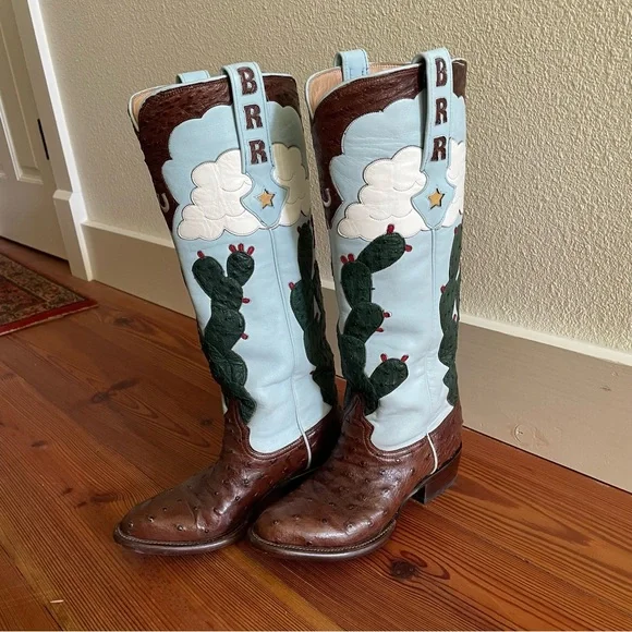 Custom Made Cowgirl Boots - Picture 2 of 5